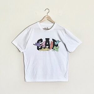 Gap × Frank Ape by Brandon Sines Bigfoot Logo Graphic White T Shirt Adult Medium
